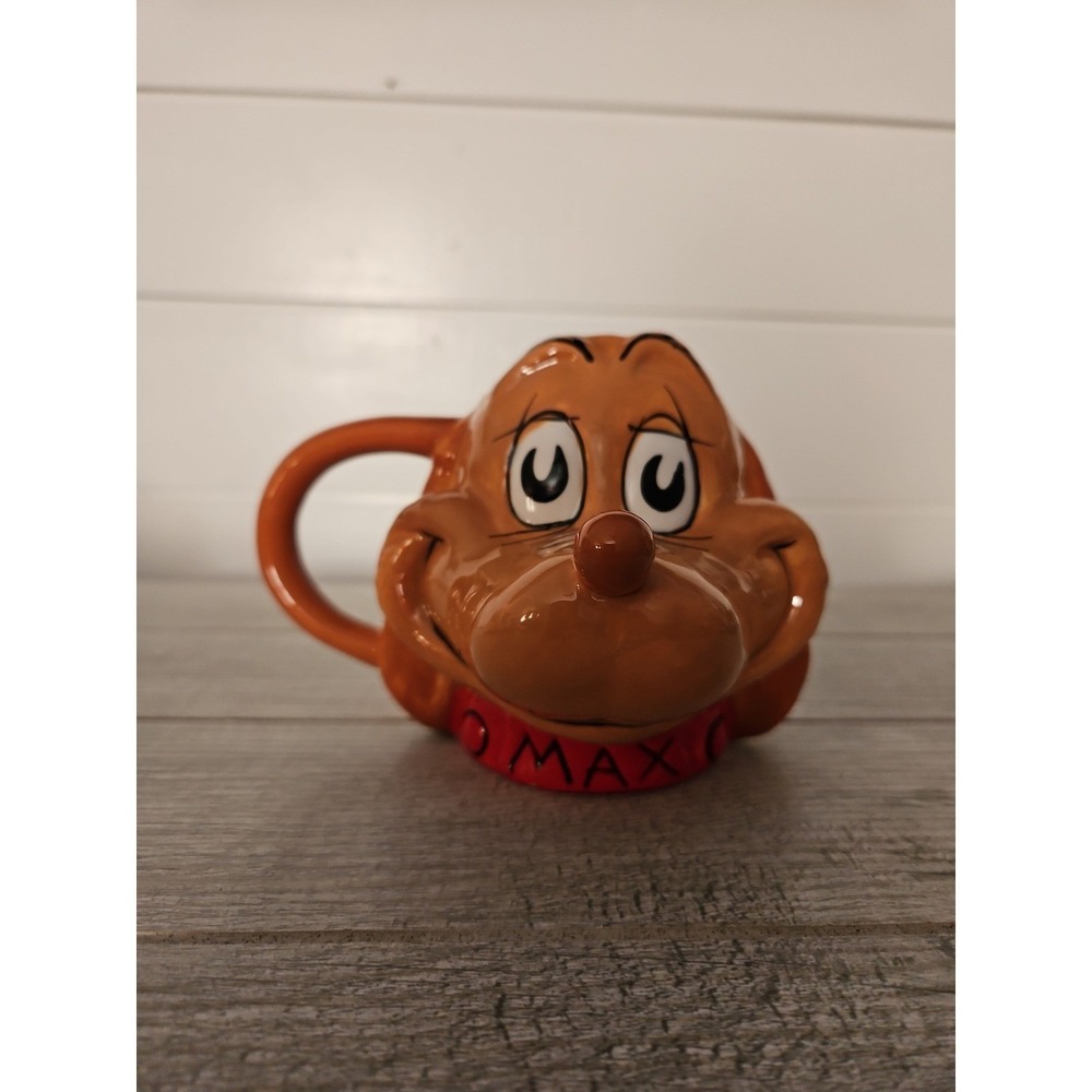 Dr.‎ Seuss The Grinch Who Stole Christmas Pet MAX Dog 3D Head Ceramic Mug Cup